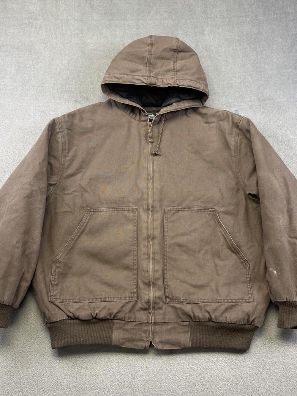 Key Quilted Lined Hooded Jacket